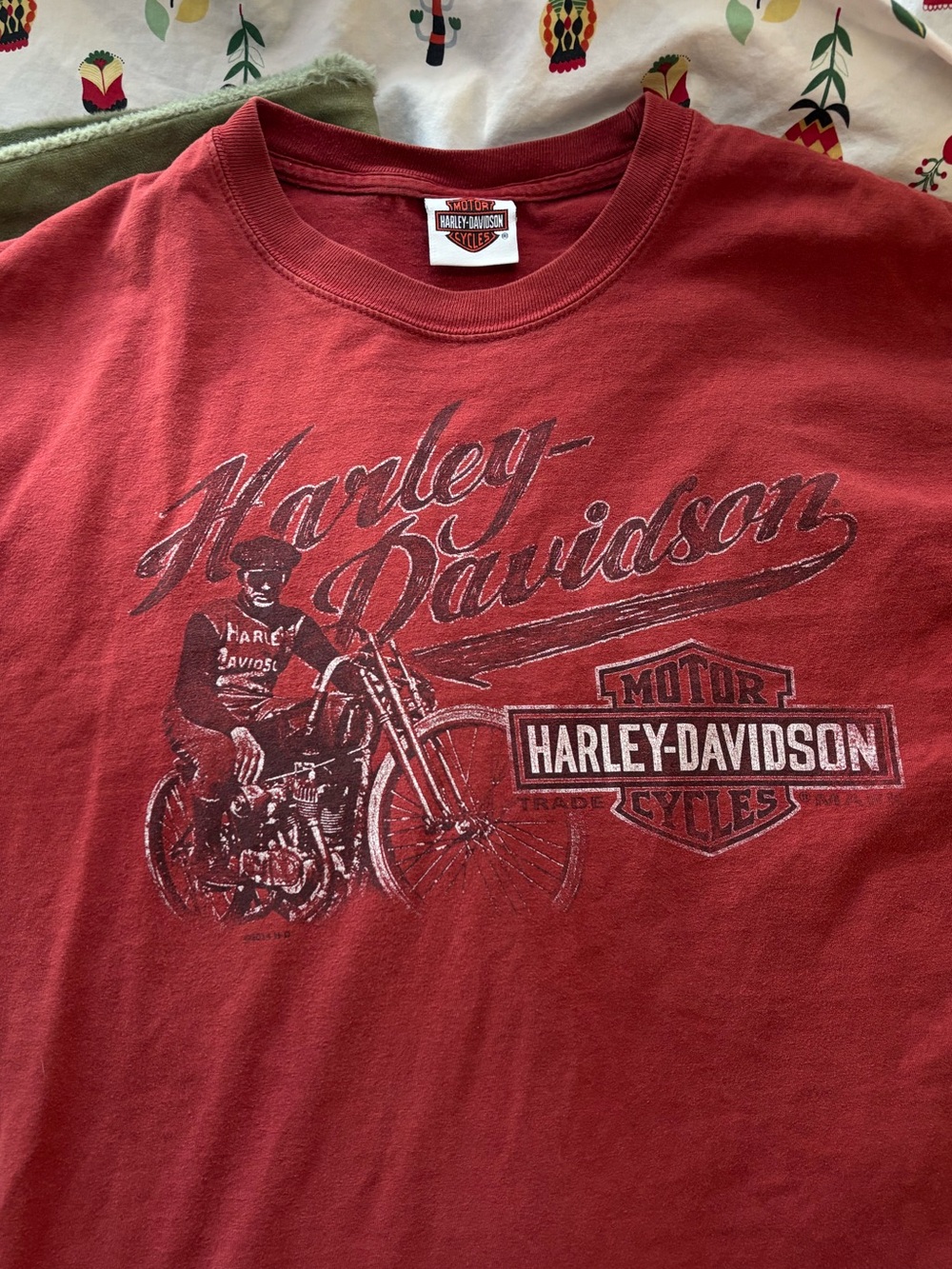 Hanes Red Harley-Davidson Graphic Tee